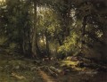 herd in the forest 1864 classical landscape Ivan Ivanovich trees
